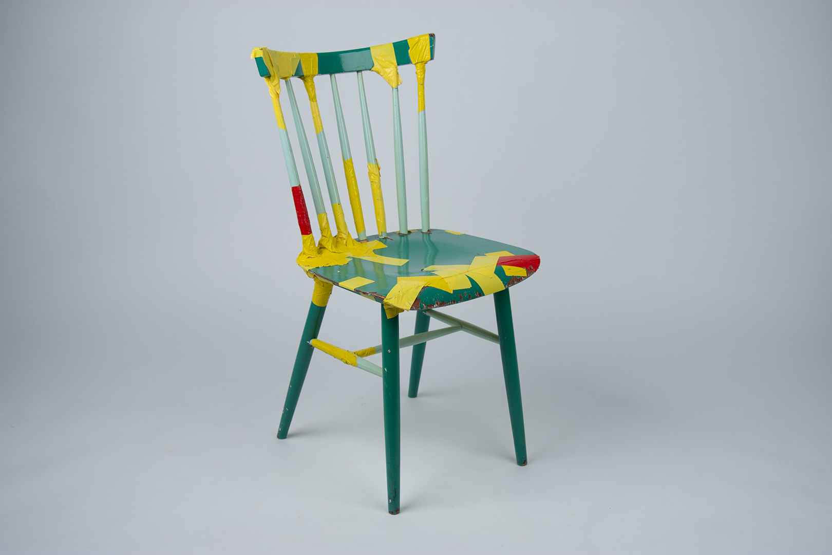 classic chair using the "Yolo patching" technique