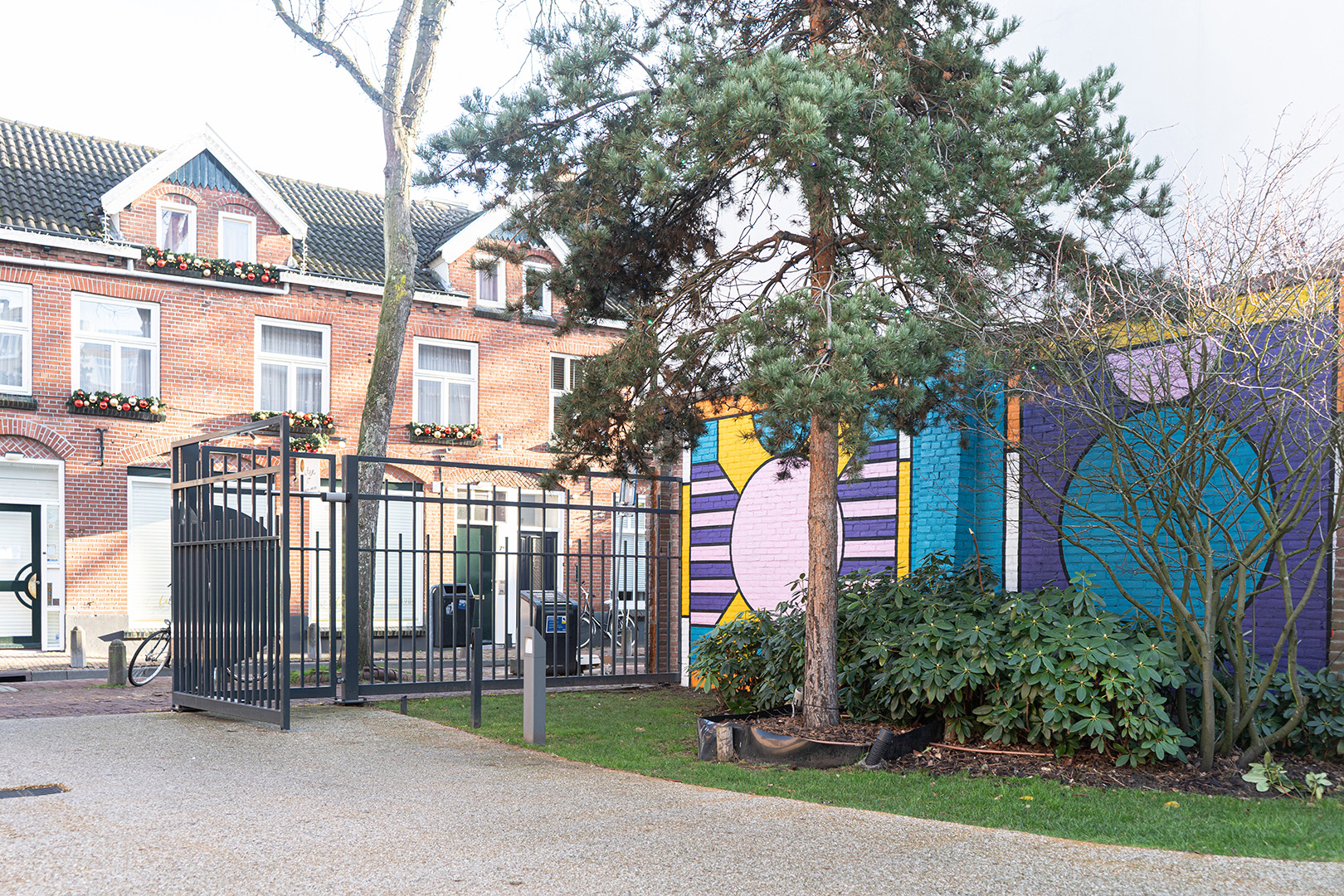 Bergstraat mural by Johan Moorman