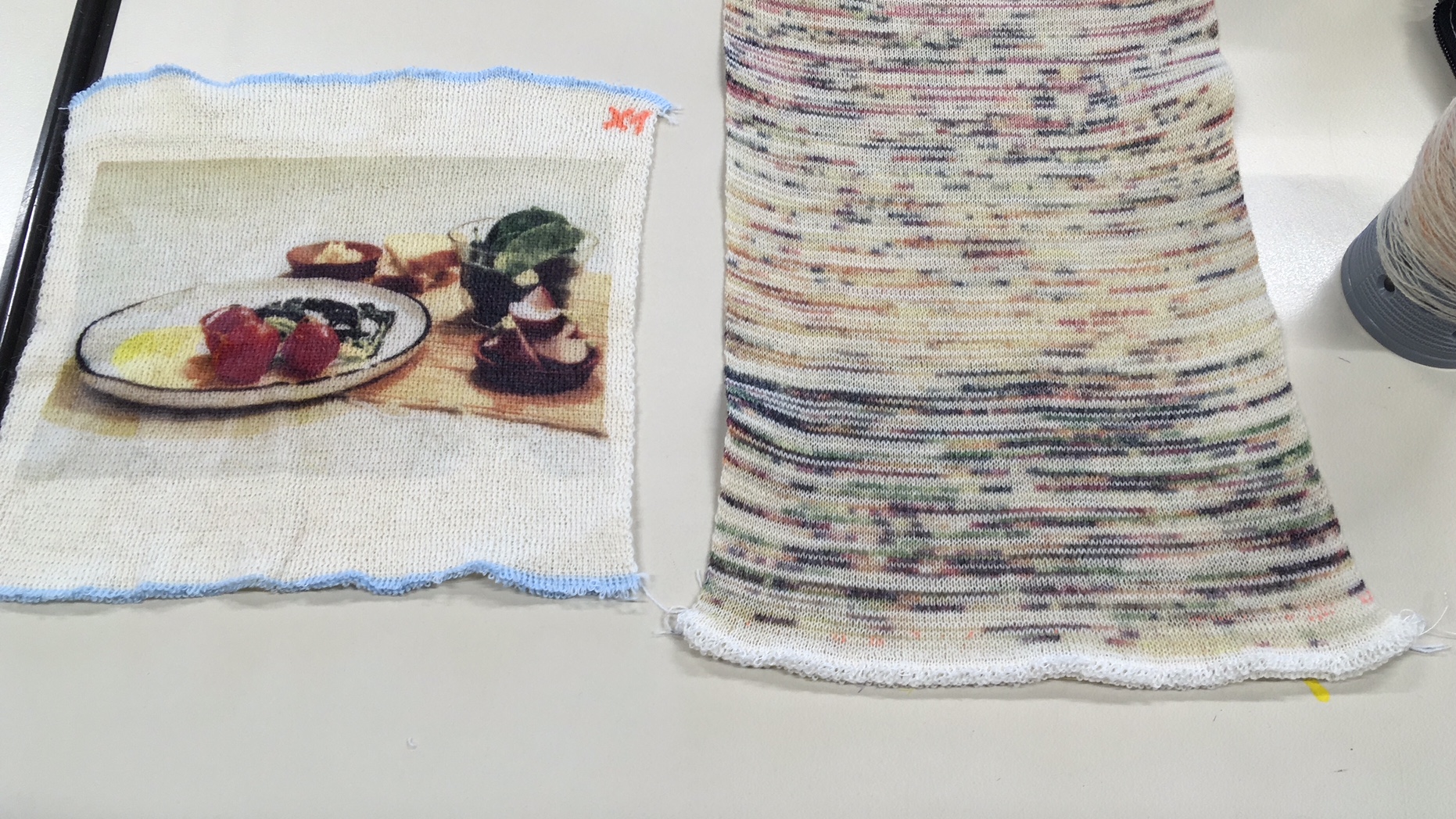Re-knitting deconstructs the image