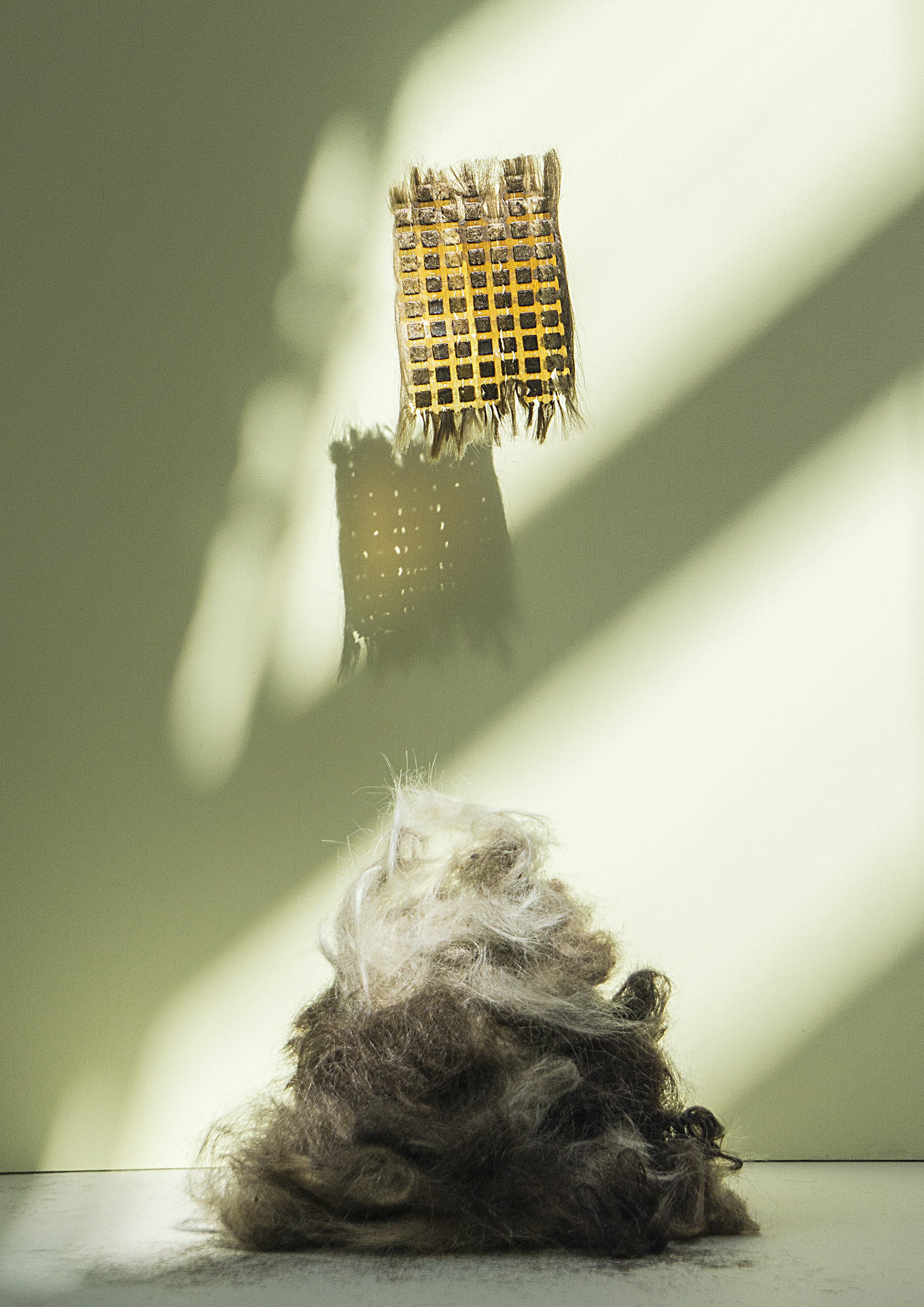 transforming hair waste into a new material