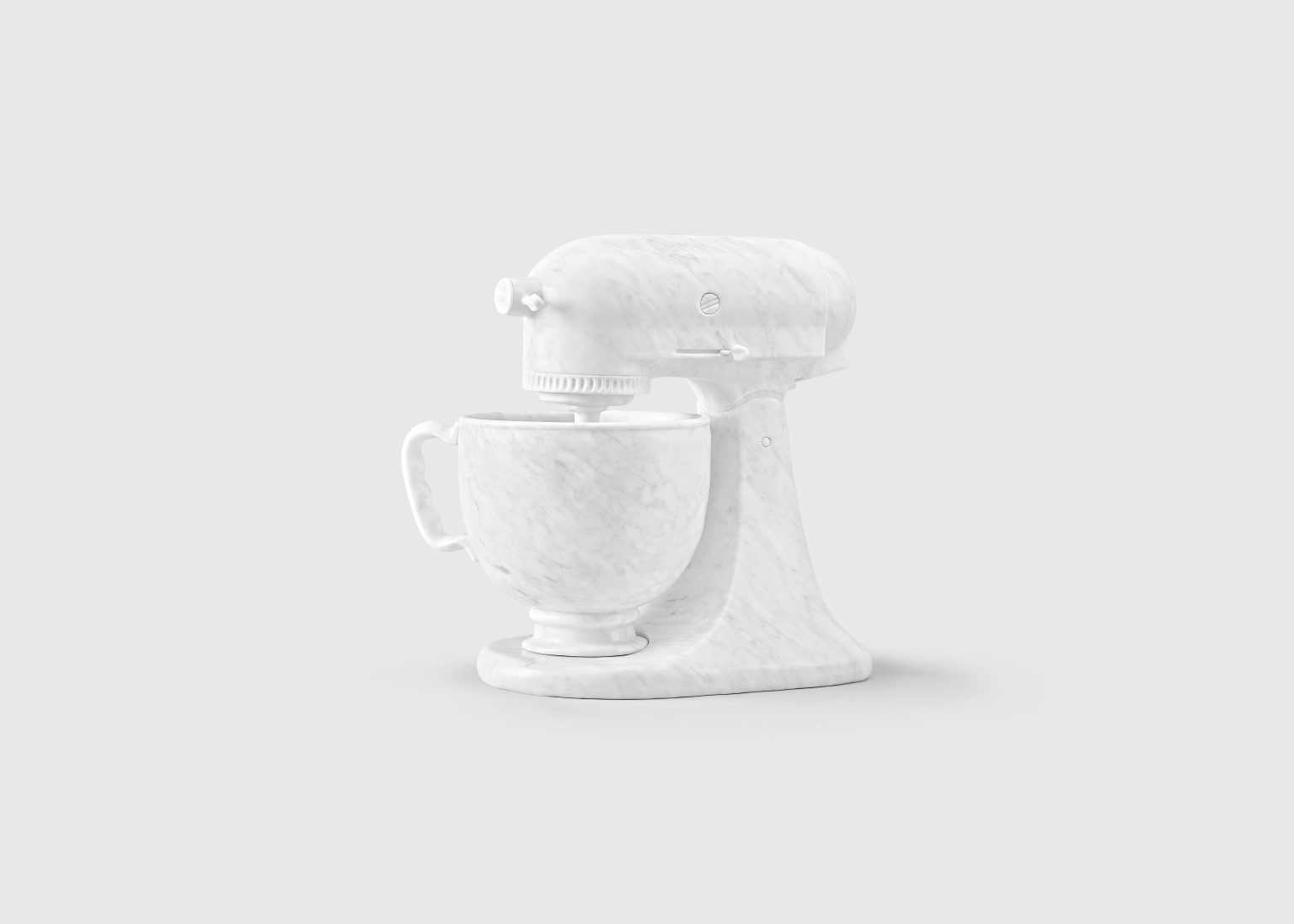 Kitchenmachine (2021) - Carrara Marble White