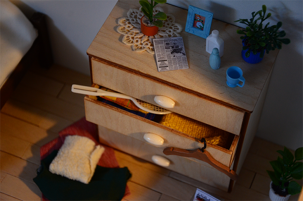 Miniatuur ladekastje