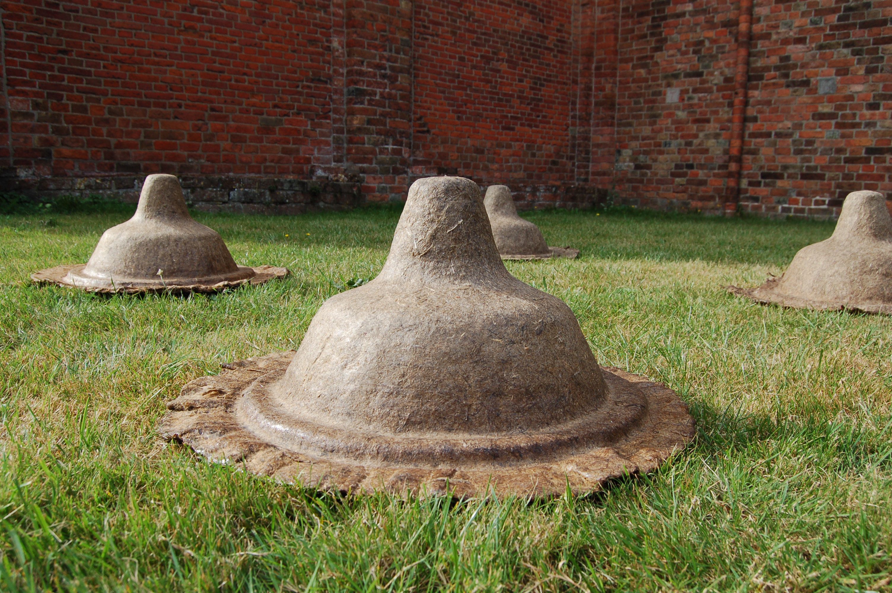 hempotato lamp, hemp felt with potato starch