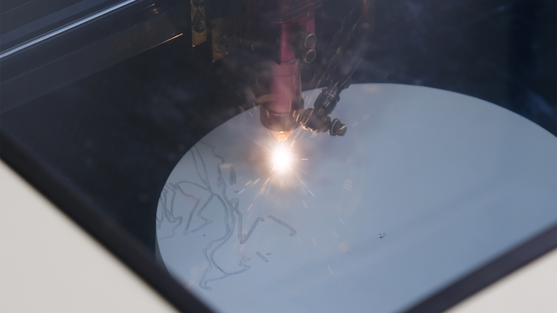 Laserglazed Light - process