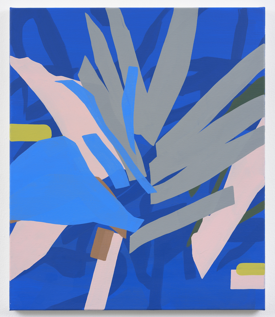 Liesbeth Piena, Blue Bouquet (2021), 65 x 55 cm