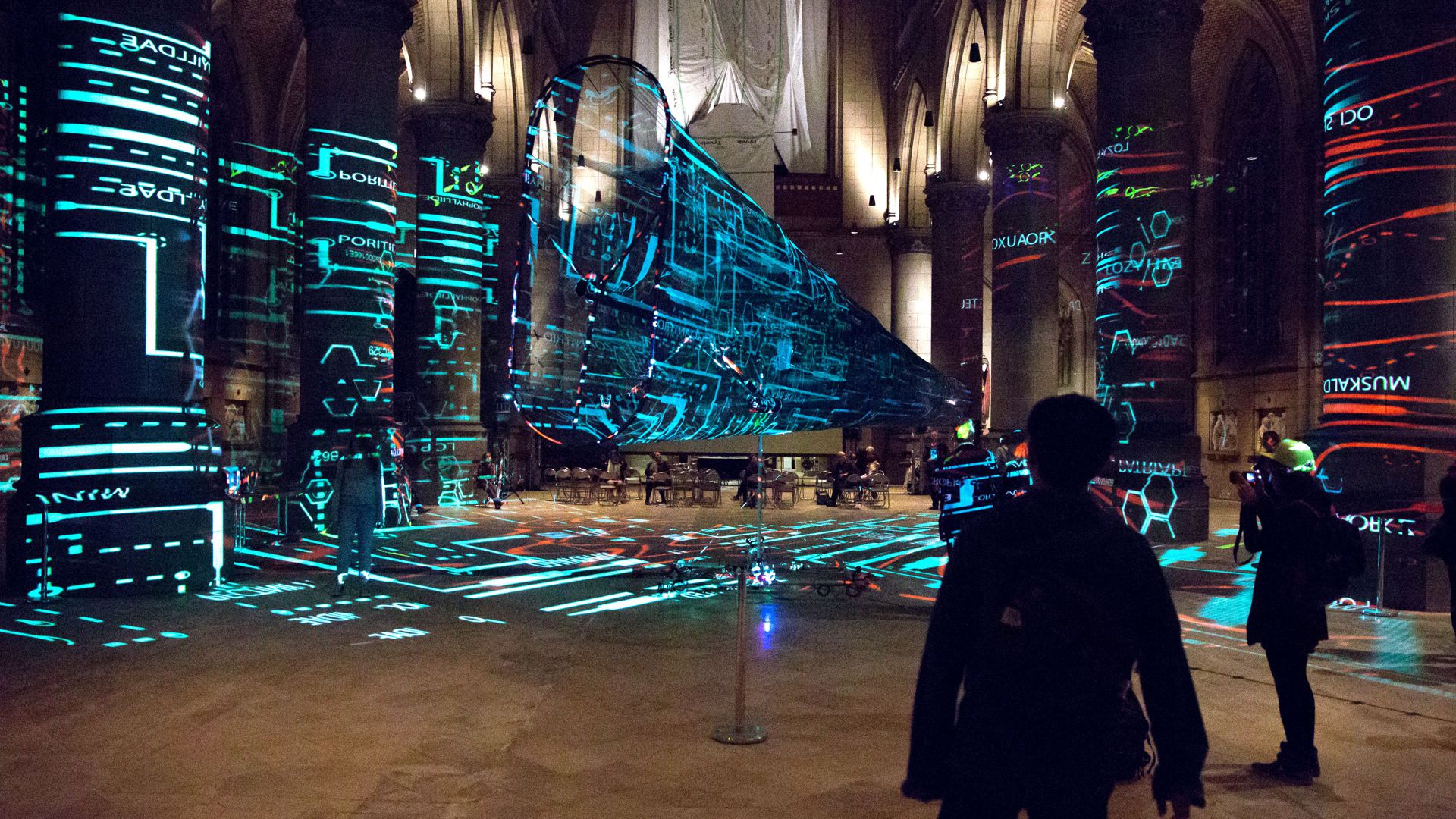 LightScale II - kinetic XR installation