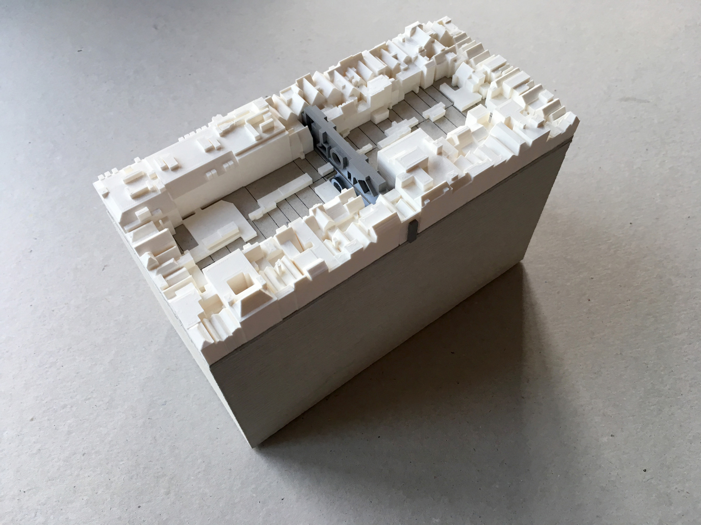Maquette 1:1000/Canalbelt Amsterdam