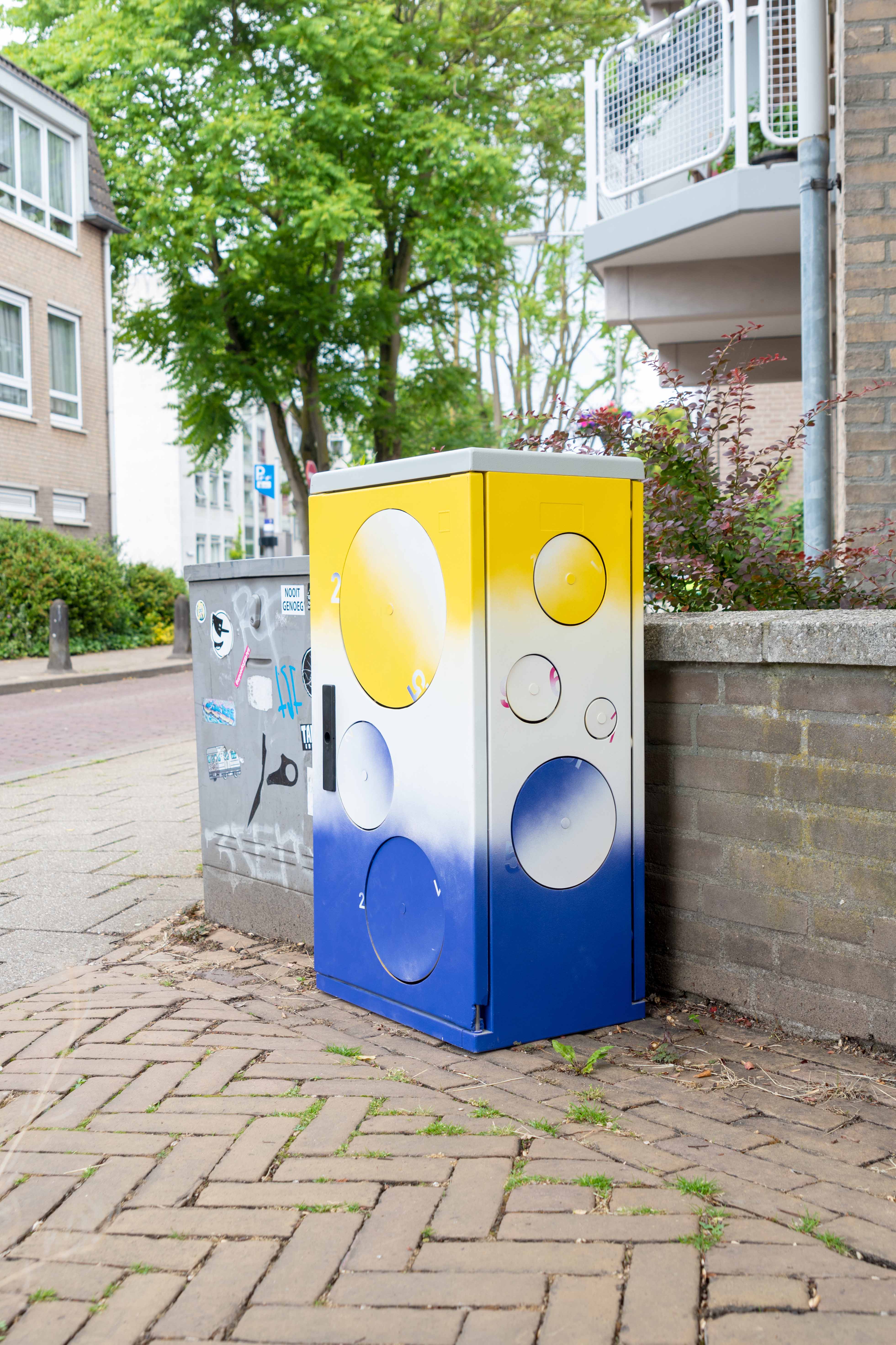 This meter box displays energy use