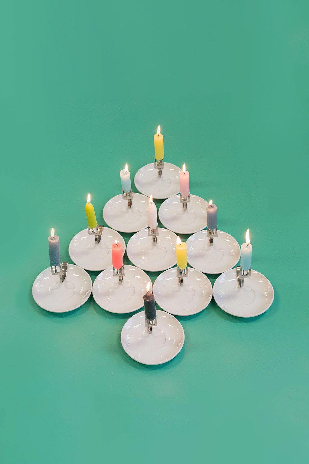 Lucas &amp; Lucas - Candle Holder Fork - Christmass