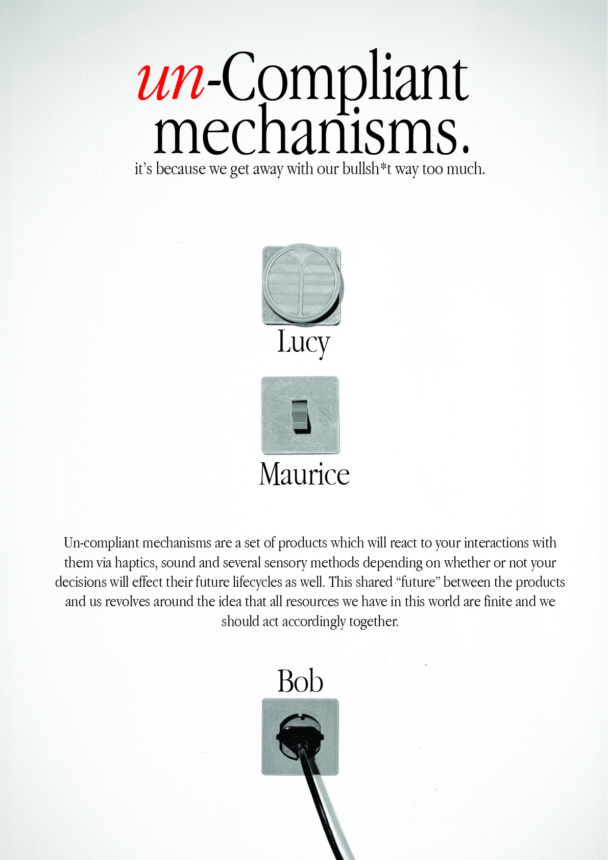 Main Poster - Un-Compliant Mechanisms