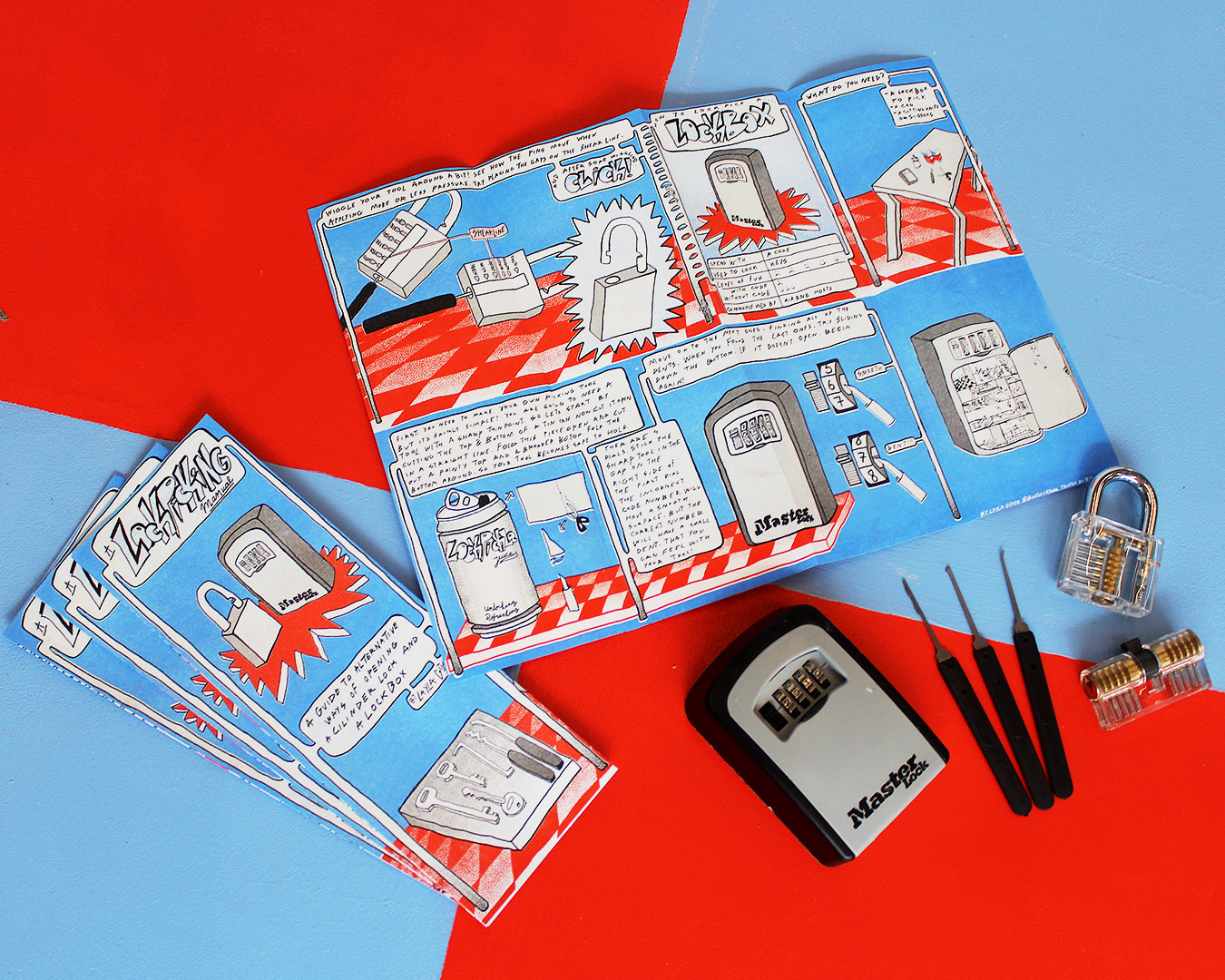 the lock picking manual, tools and locks