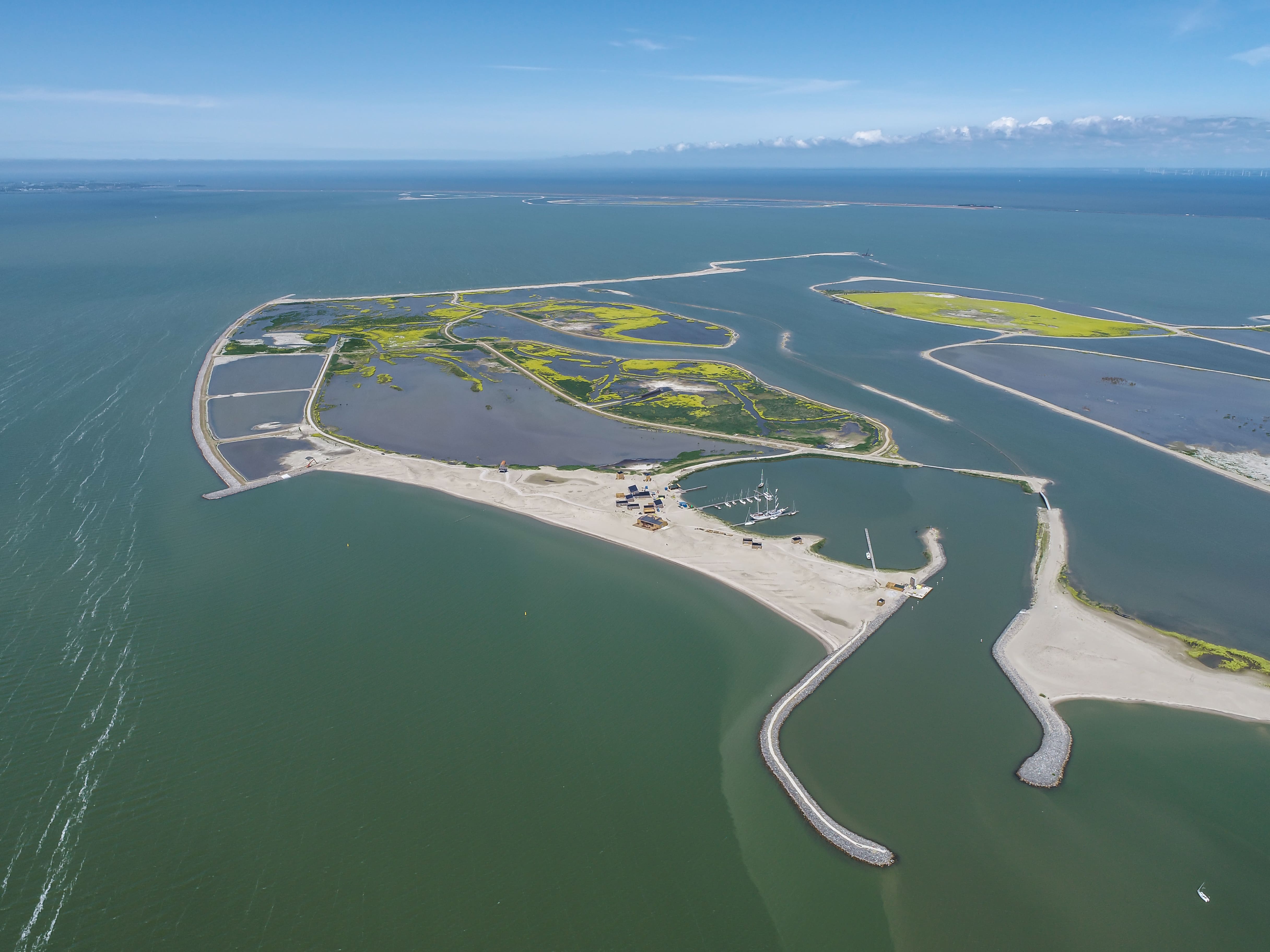 Marker Wadden  van boven