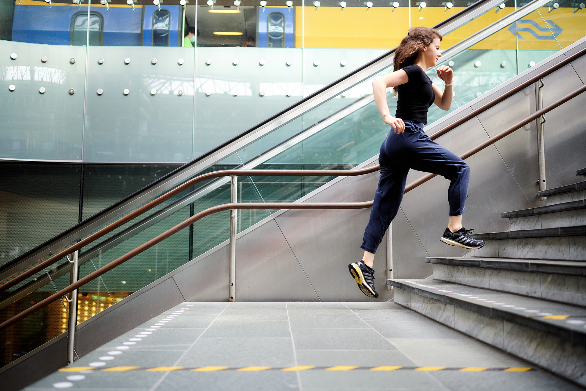 Exercise through Navigation: Stairs