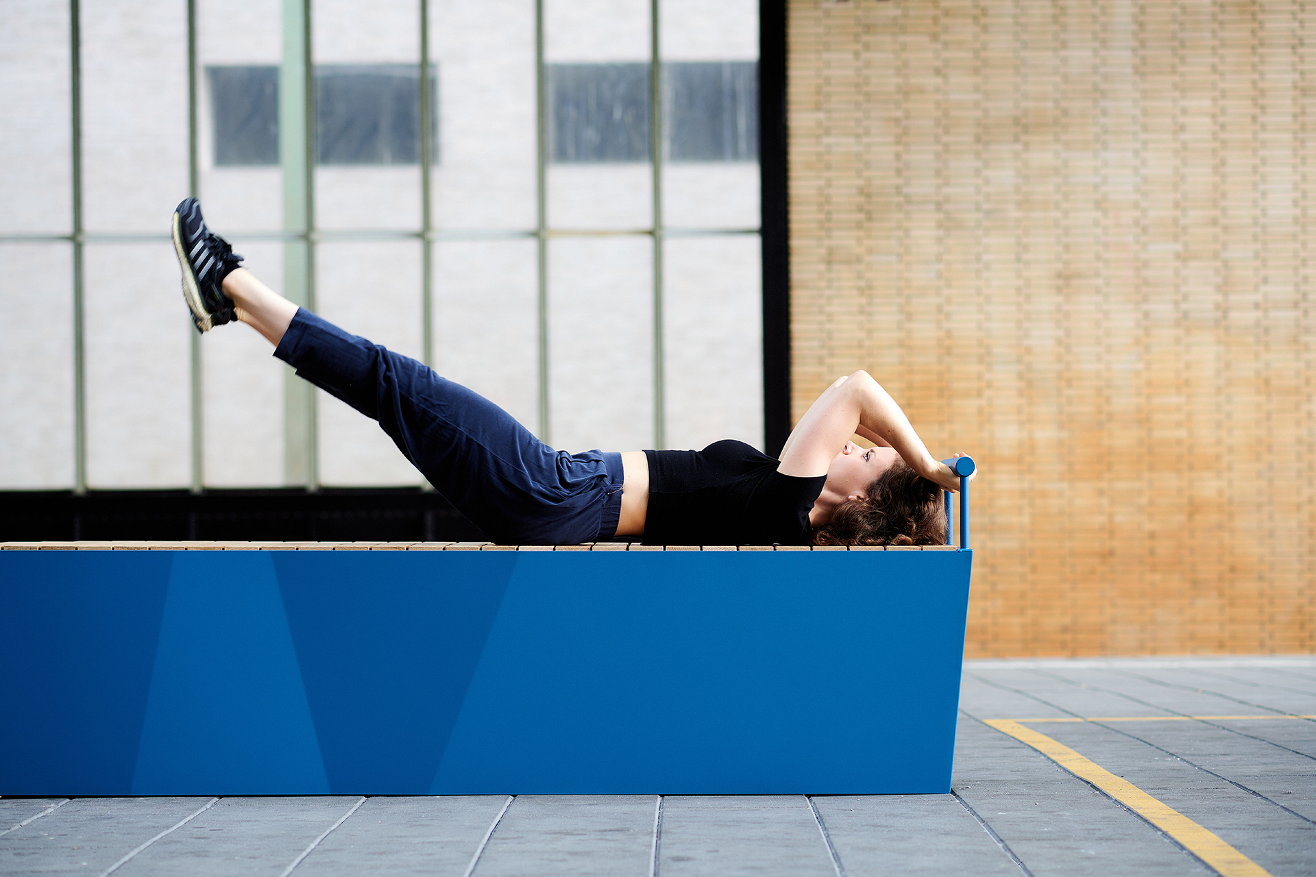 Exercise through Navigation: abdominal exercise