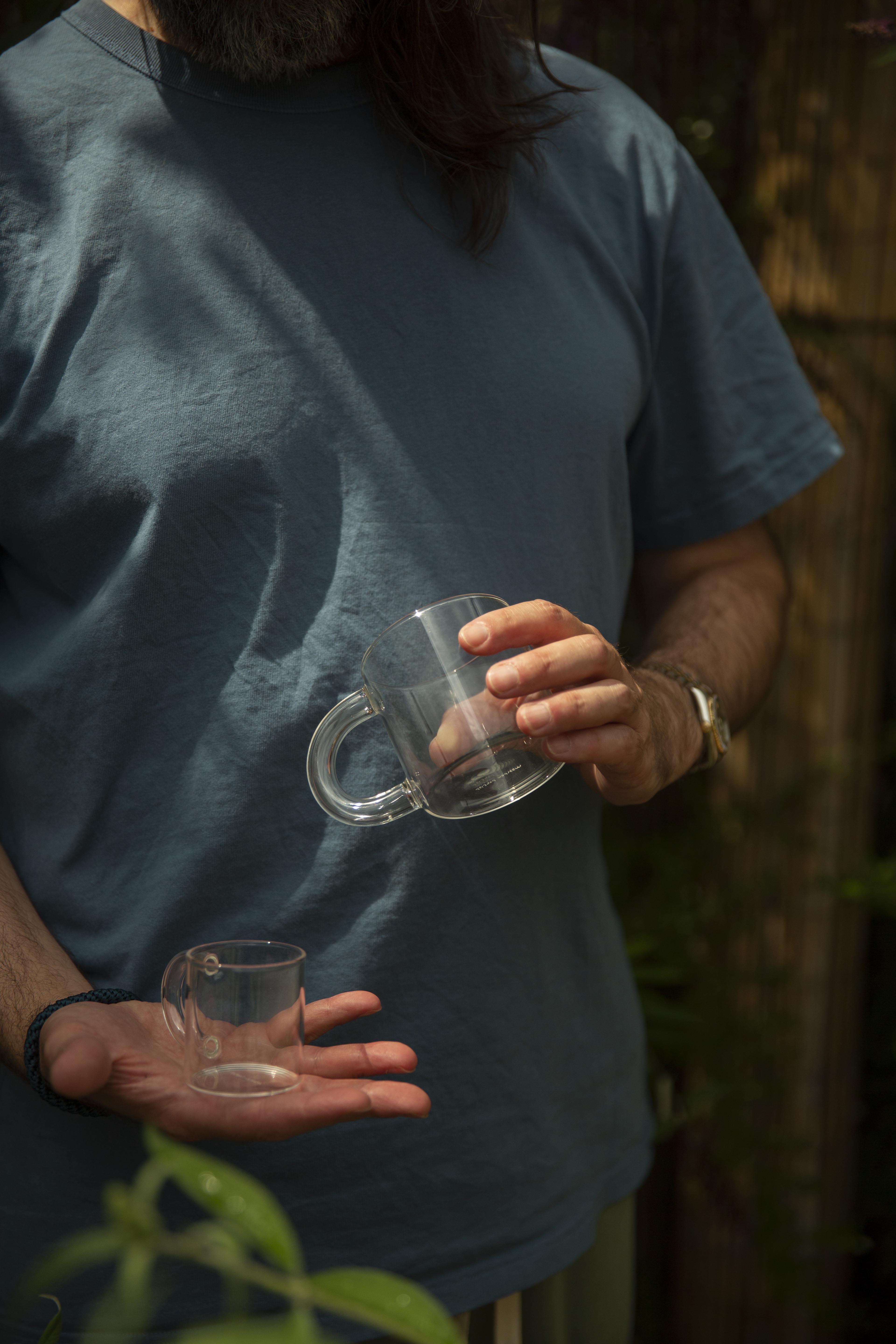 Cylinder glazen espresso - koffie - thee  mokken.