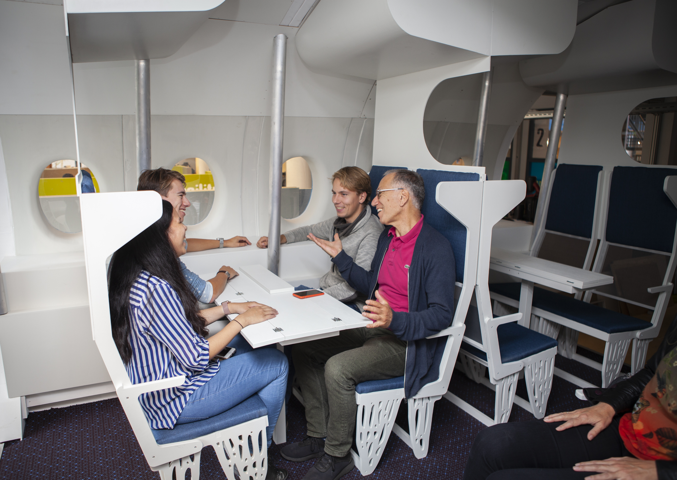 Group seats Flying-V TU Delft