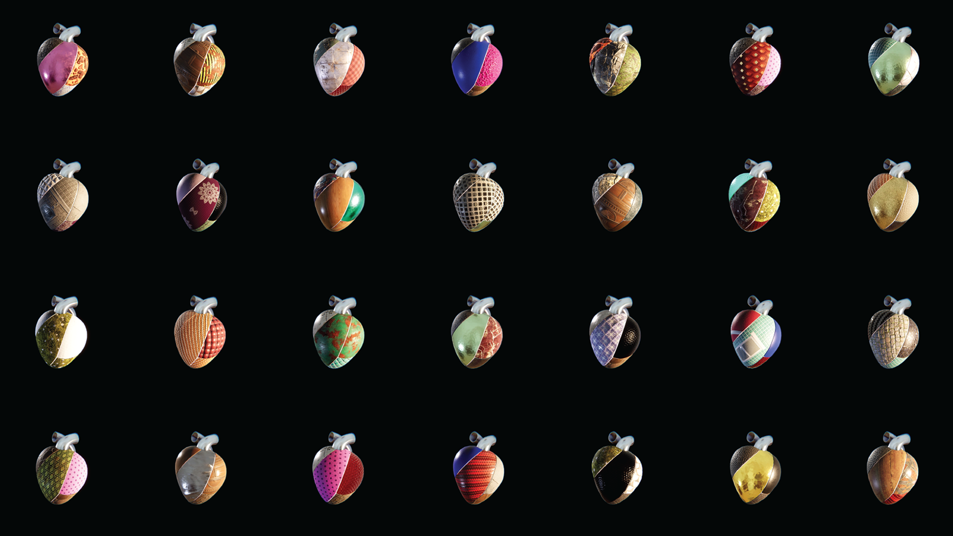 Mosaic of past Hearts.