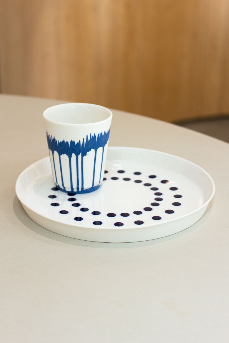 Moca Tableware, espresso cup &amp; plate
