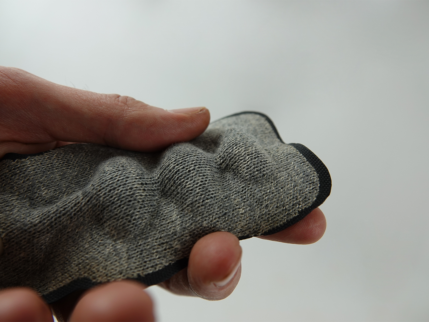 Close-up of a hydrodynamic apparel element