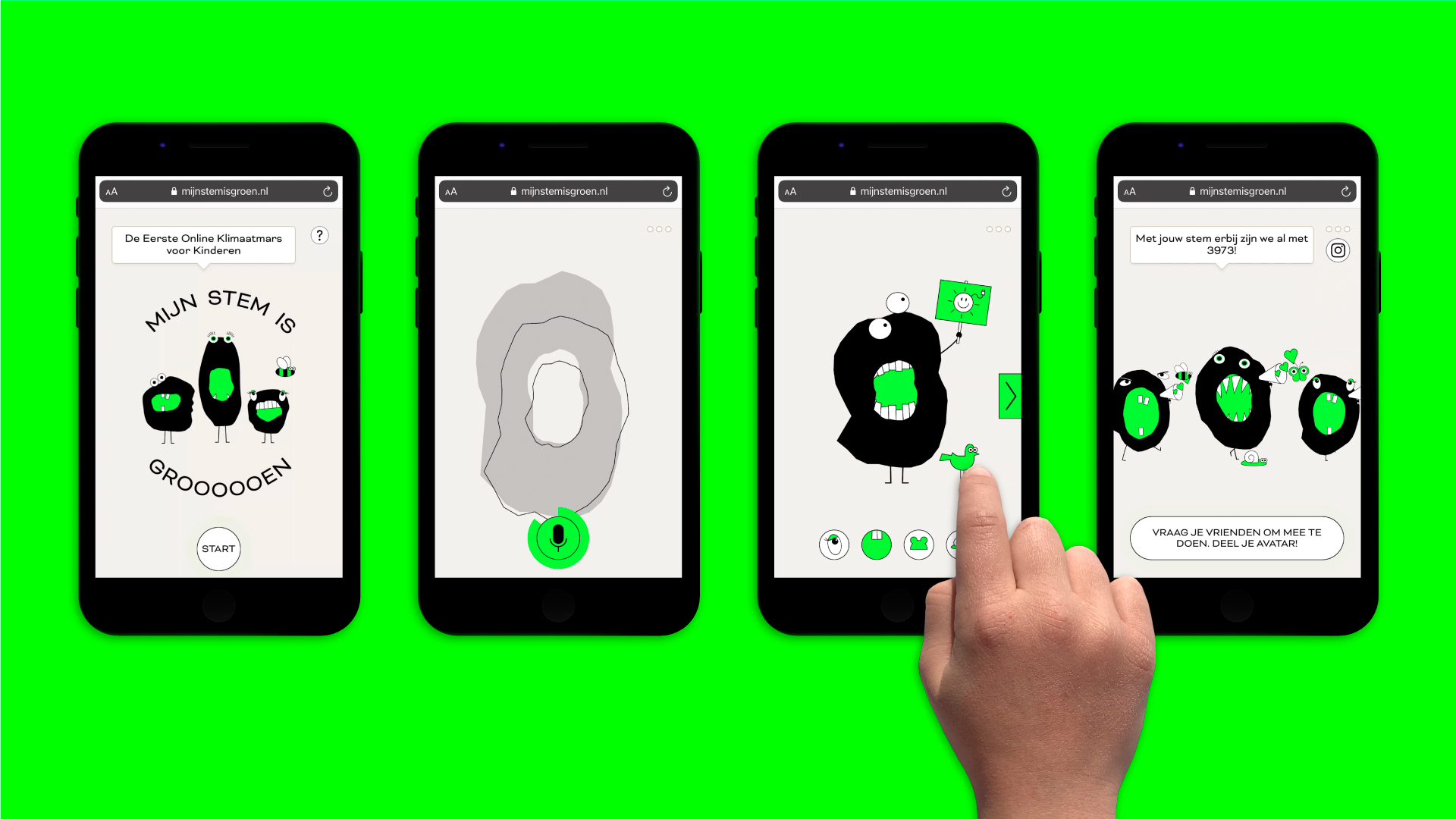 Mijn Stem is Groen web app