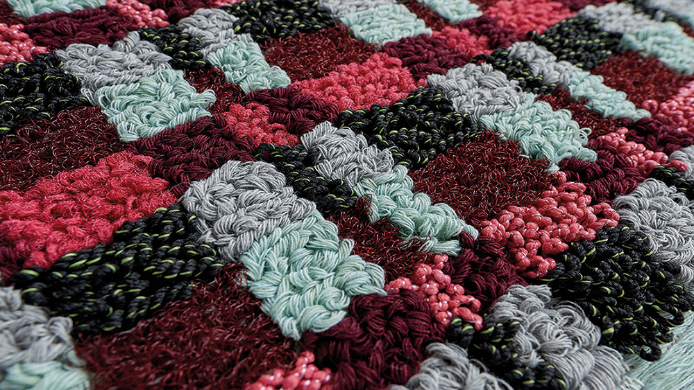 Re-stack 2.0, made of Econyl and recycled wool