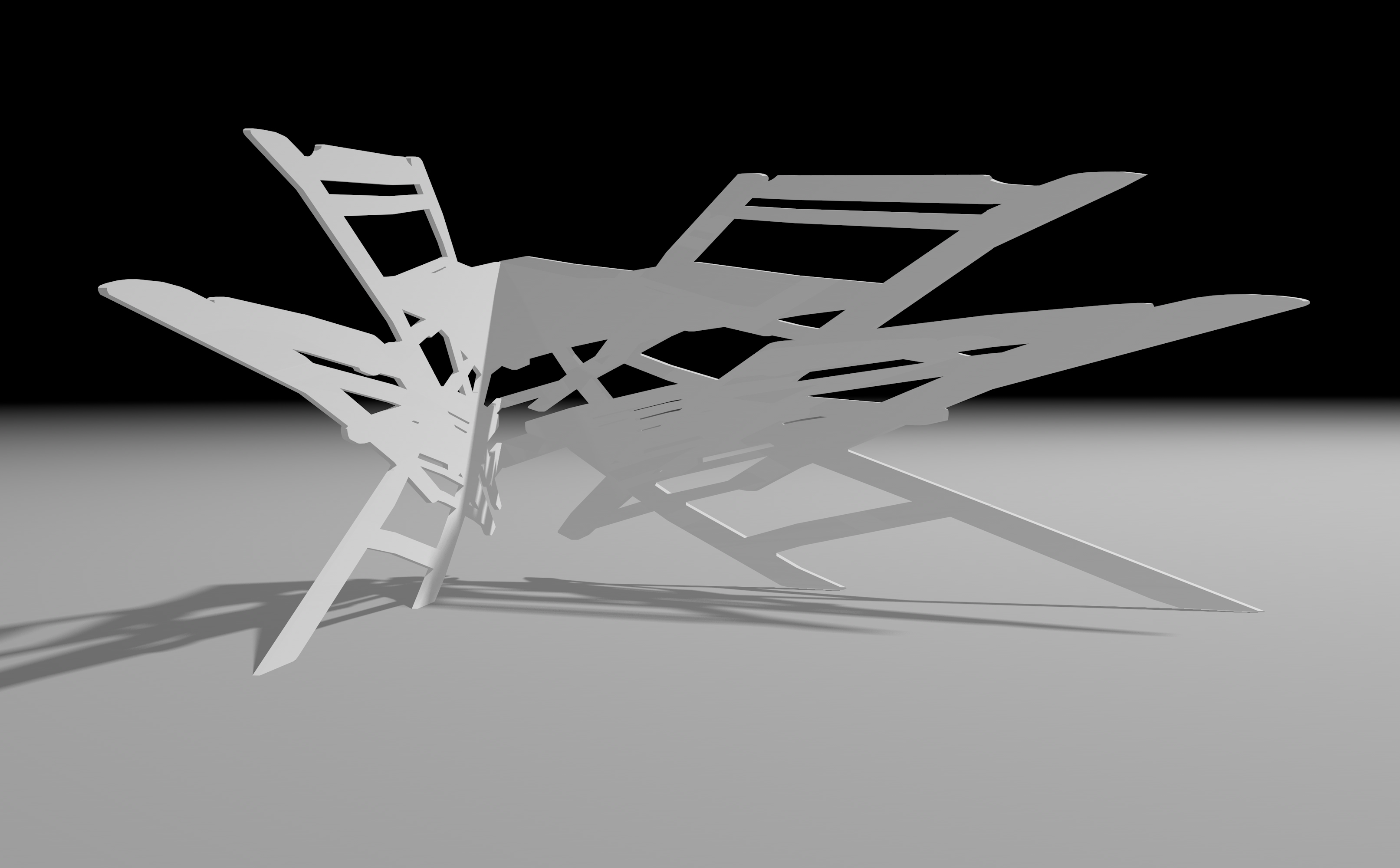 Garden table by Regina Silveira