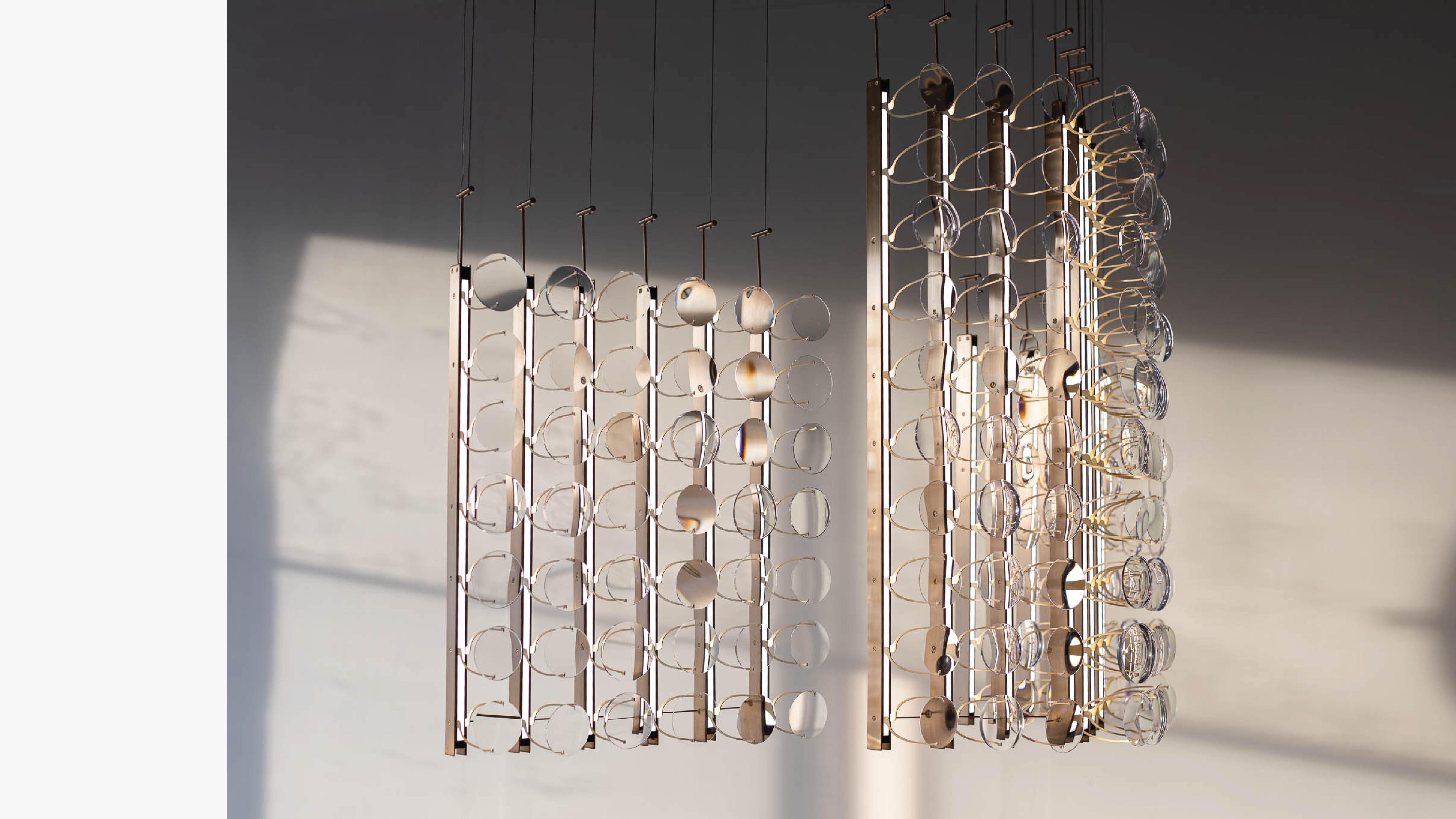 Lens Luminaire by Object Density