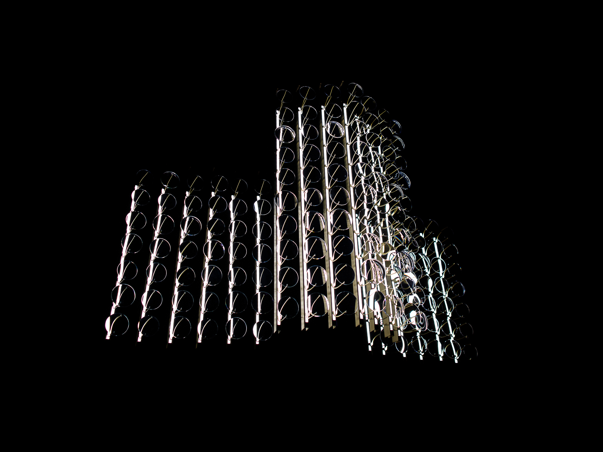 Lens Luminaire by Object Density