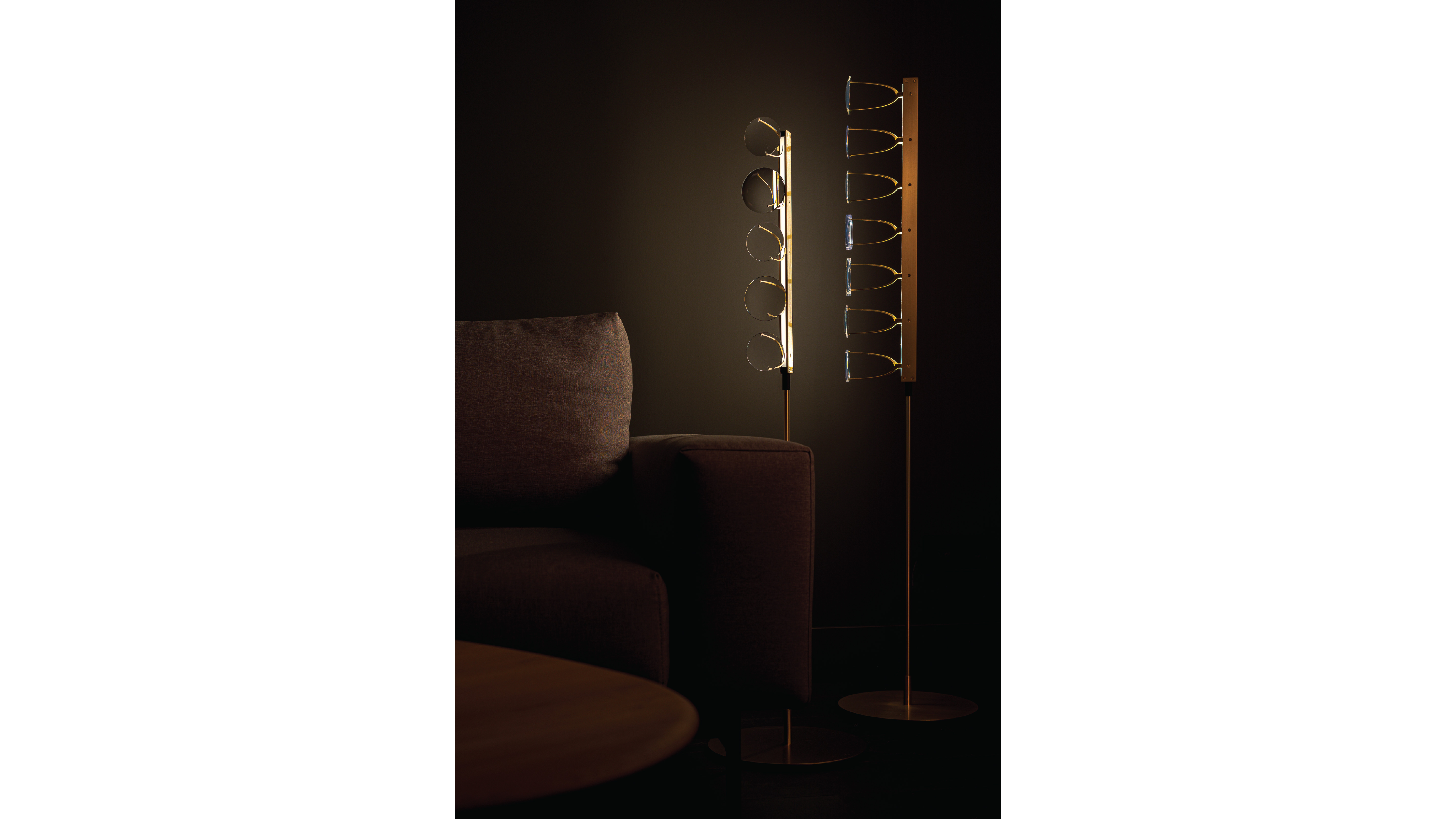 Lens Luminaire: 5 &amp; 7 Lens Floor Lamps