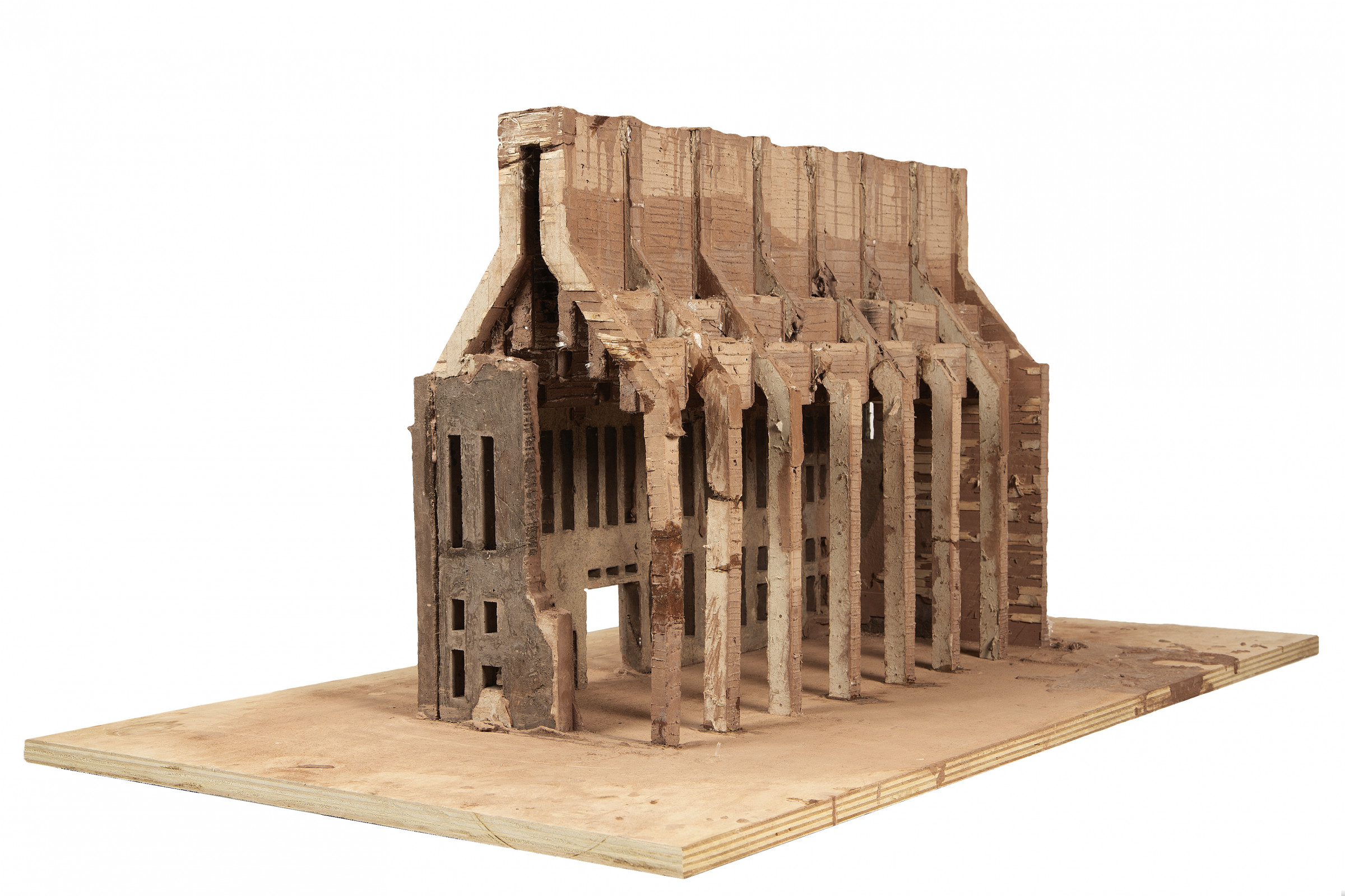 Model 1:50. Starch concrete attached to plant