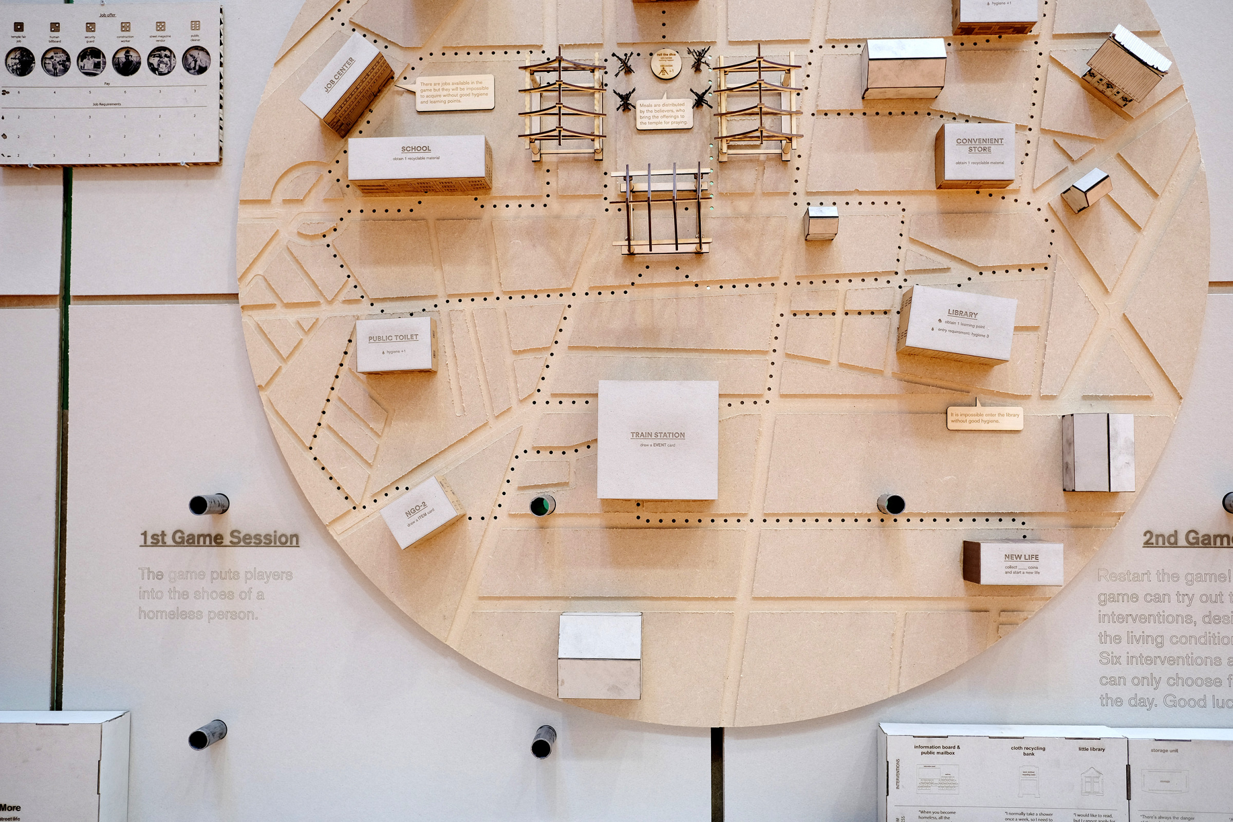 interface of the game