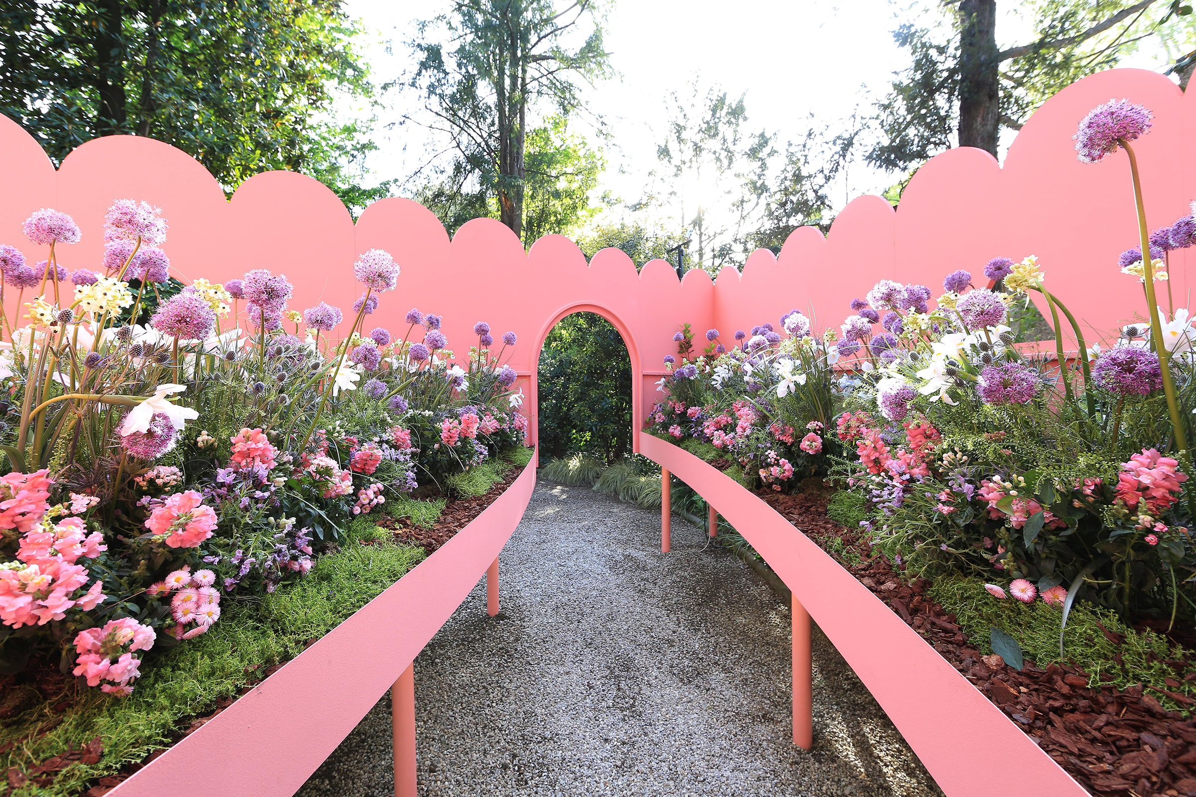 Flower pavilion