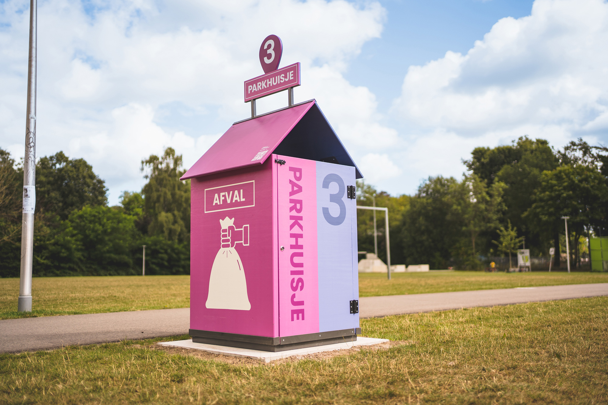 Parkhuisje #3 : van afhaalpunt tot afvalpunt.