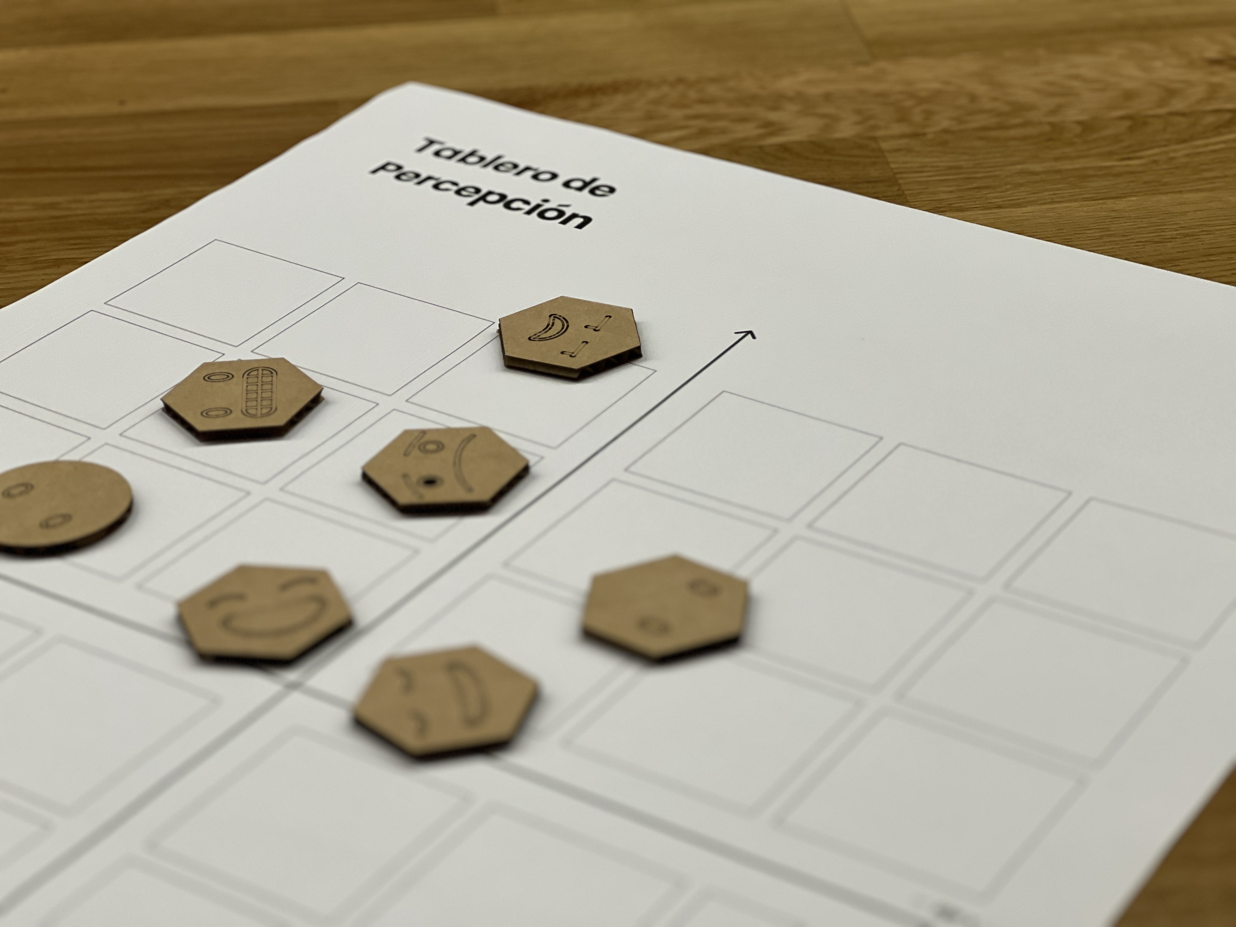 Cardboard version of Perception Board for Pilot