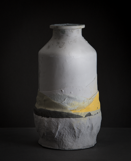 plaster vase