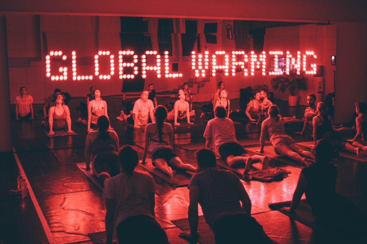 Global Warming Hot Yoga Studio by Pinar Yoldas