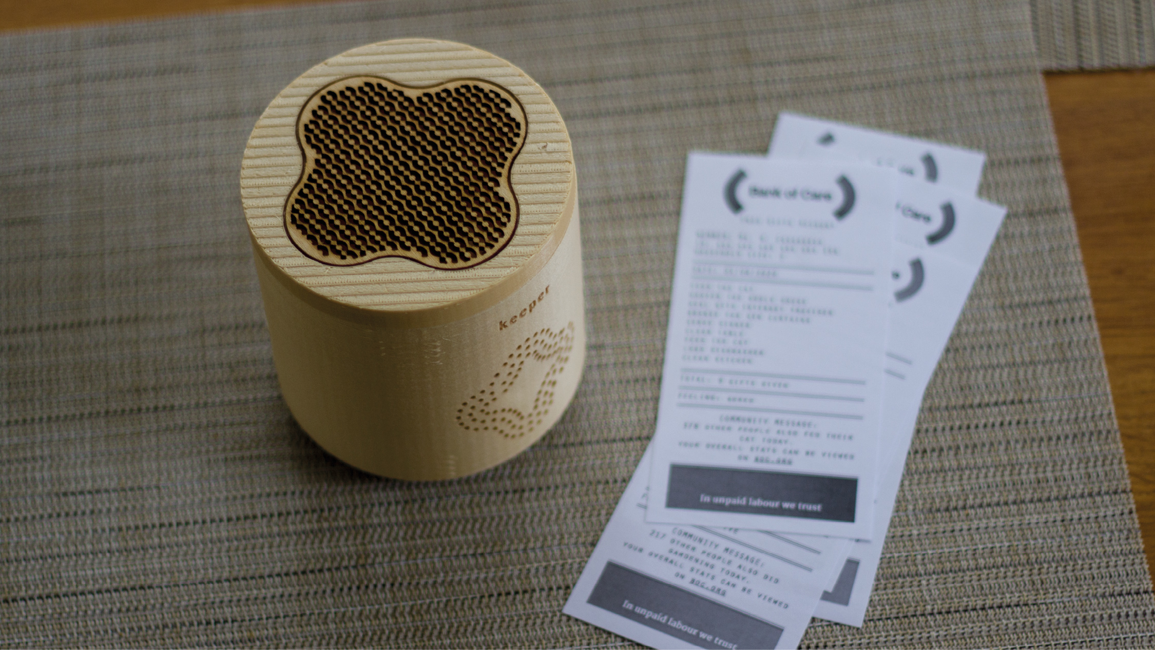 Keeper Assistant &amp; daily receipts