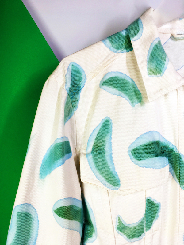Euglena Print Jacket with Photosynthetic Coating