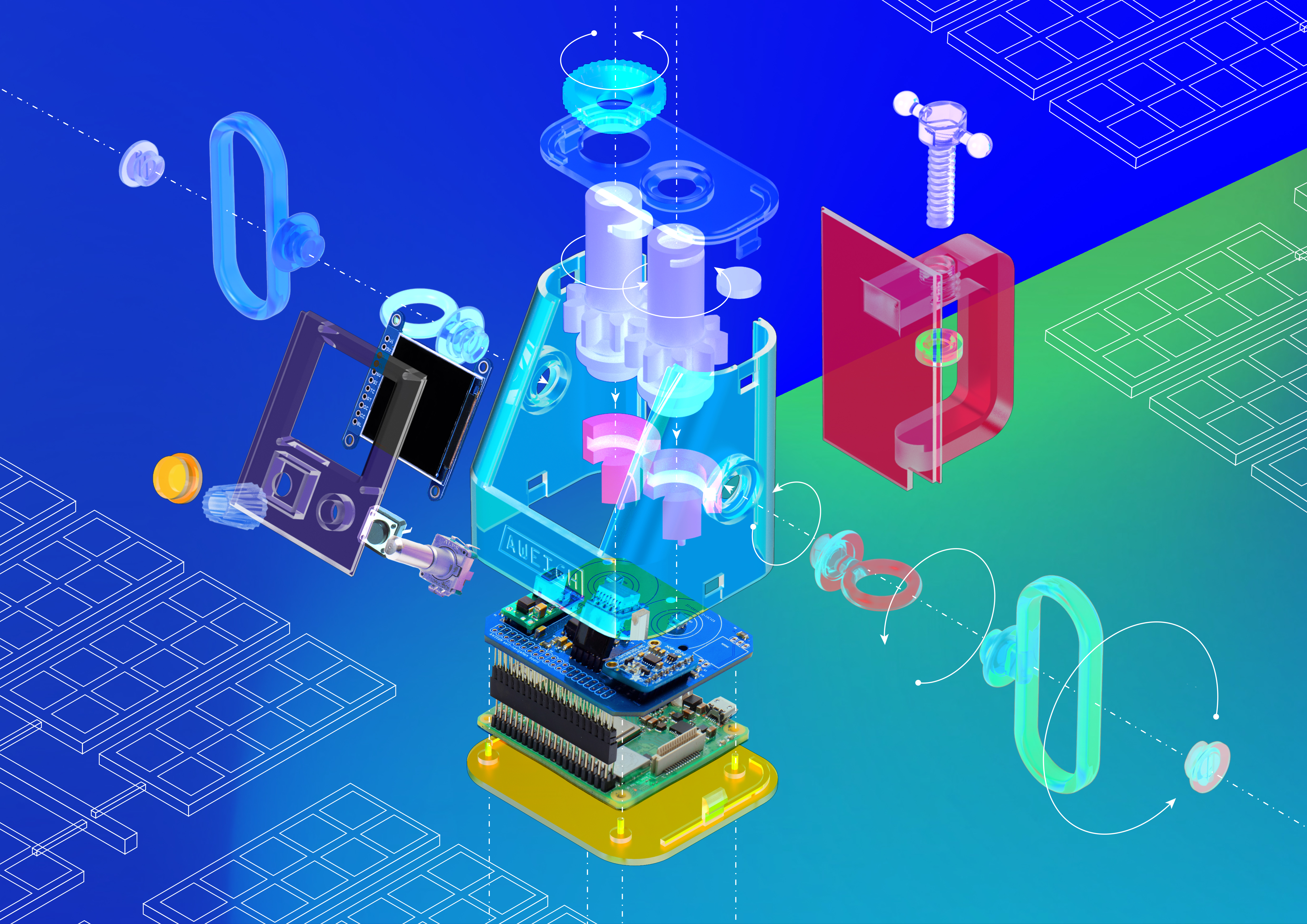 Components: open-source and modifiable