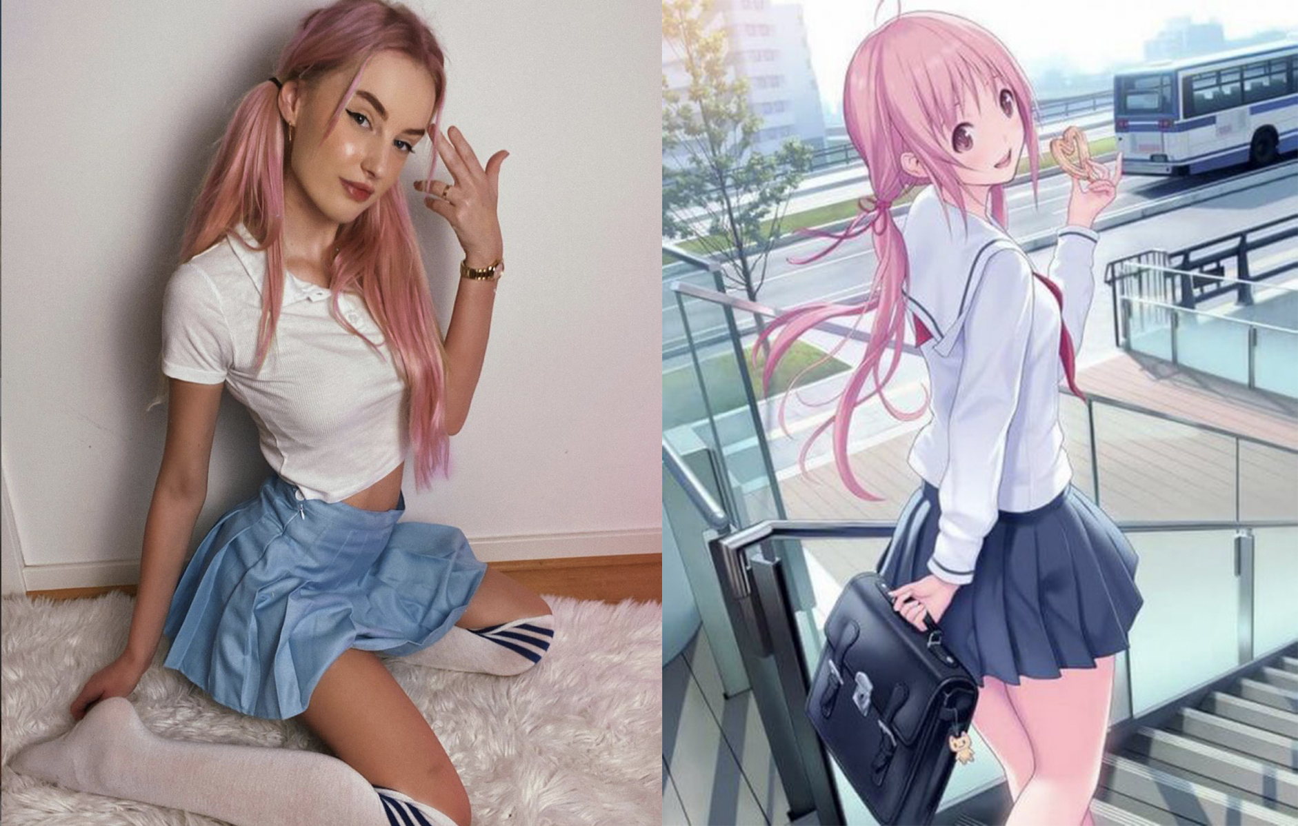 E-girl or Anime