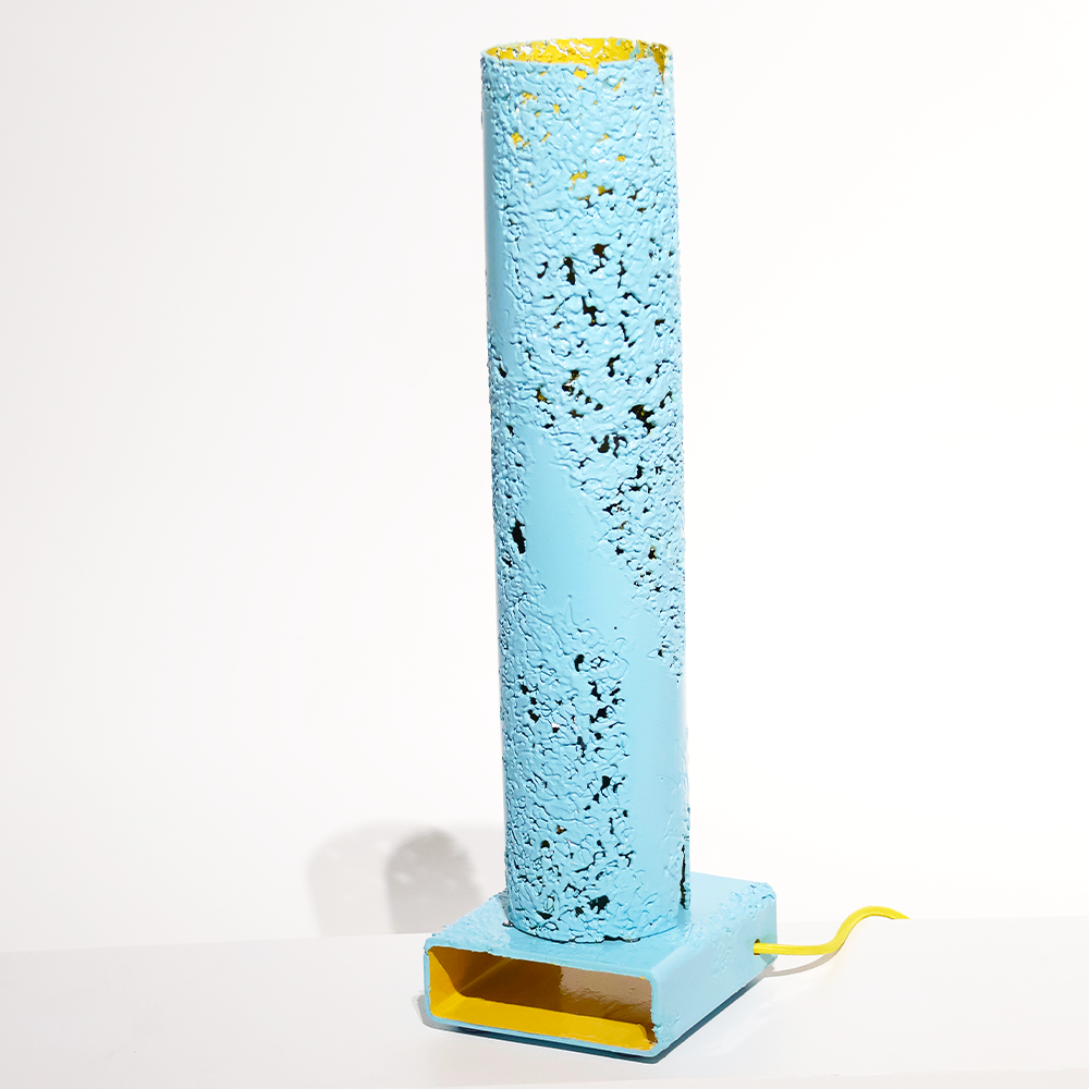 Small Baby Blue Plasma Lamp