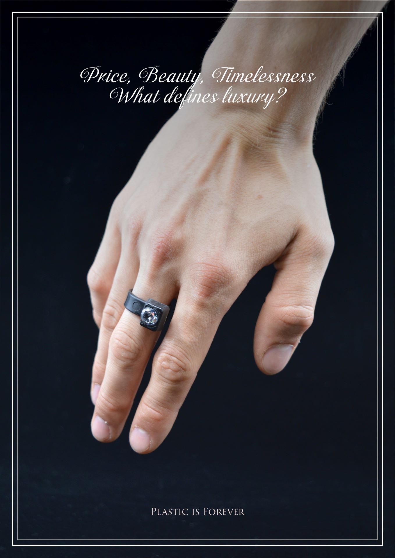 Advertising poster - Plastic is Forever