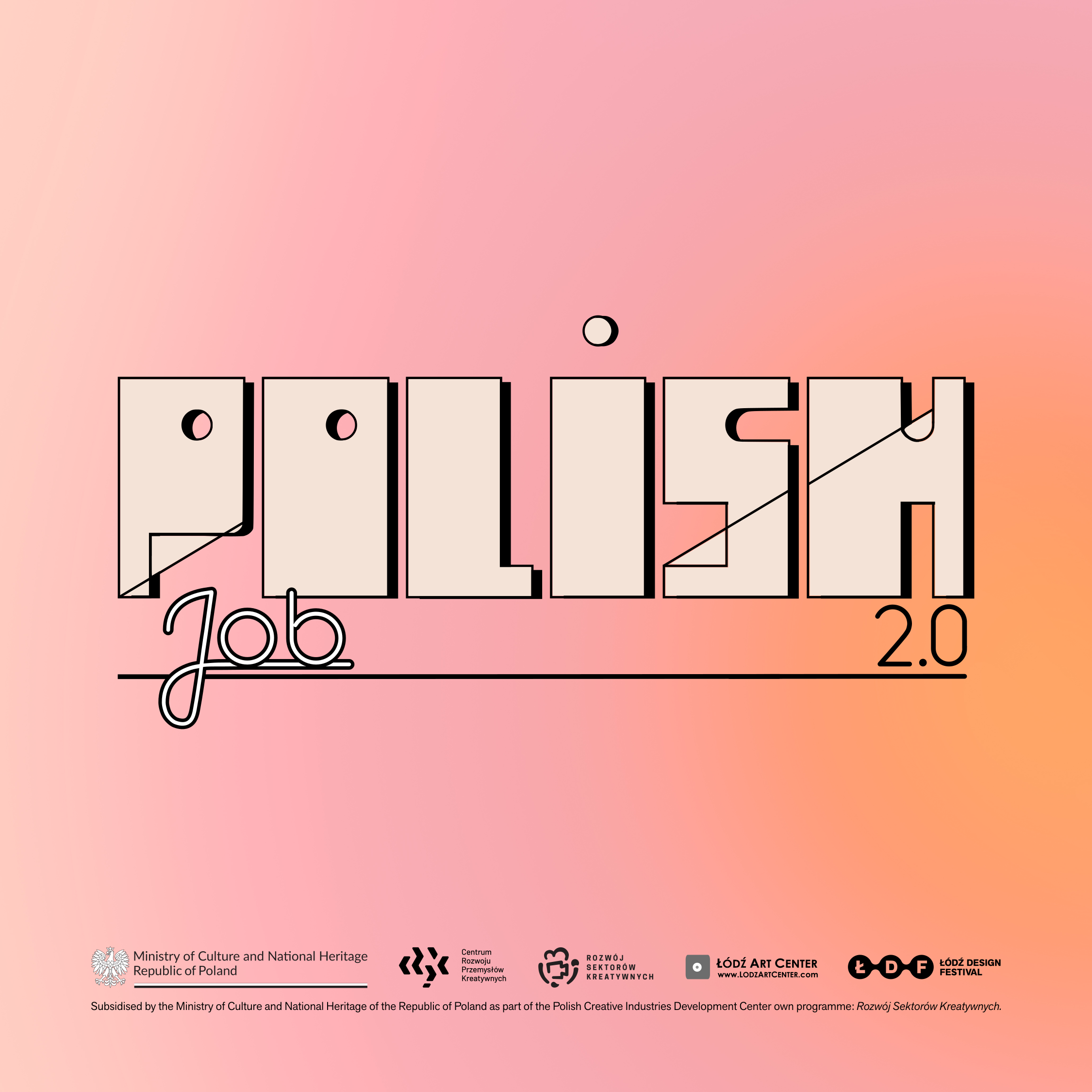 Polish Job 2.0 - exhibition graphic