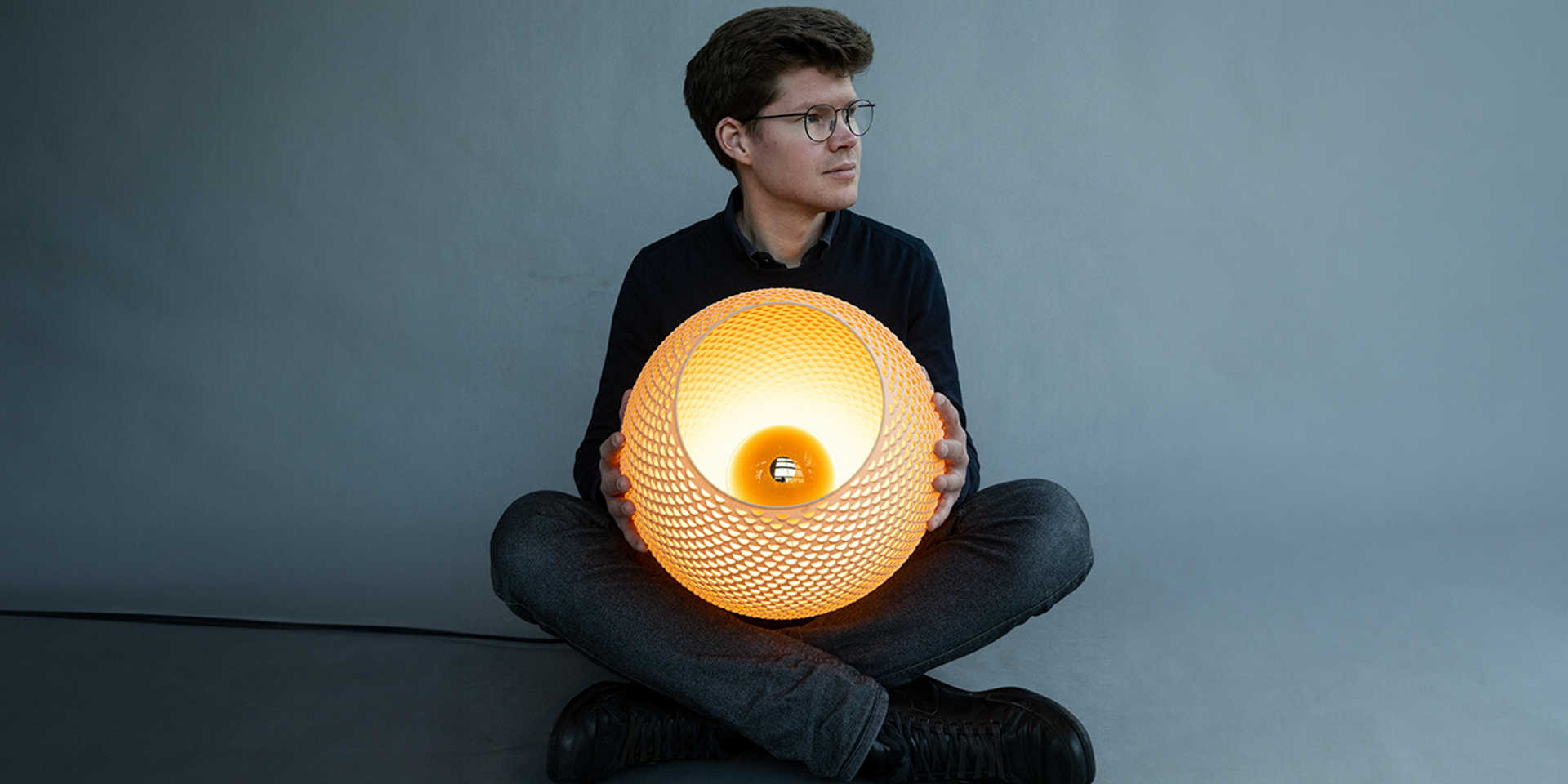 Portrait Bastiaan Luijk with Baguio Lamp