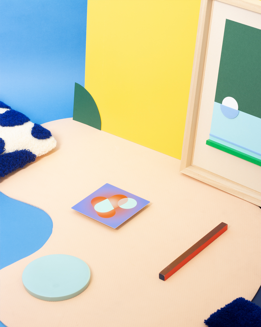 A Play of Shapes and Colours