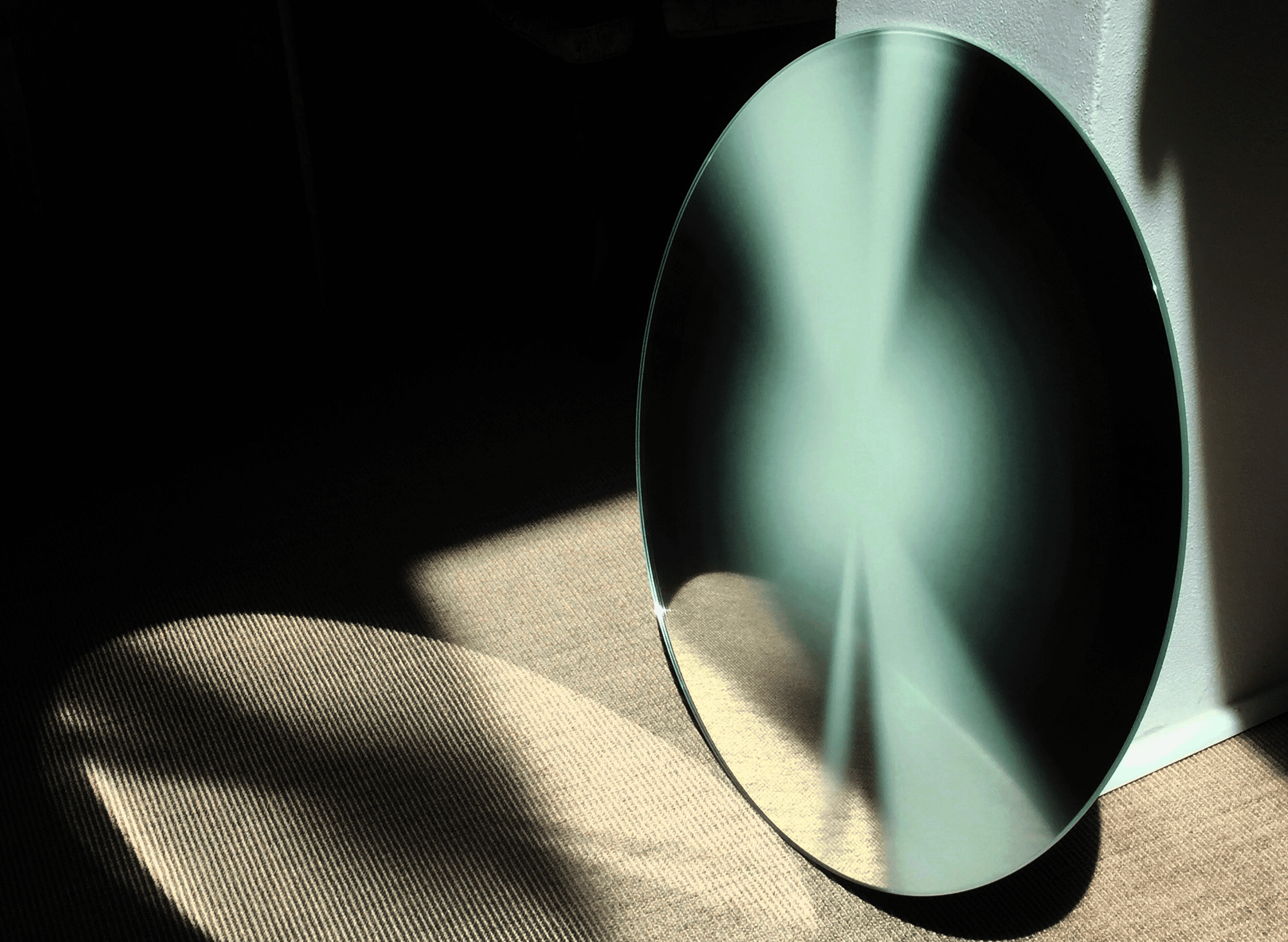 Presence - digital printing on mirror