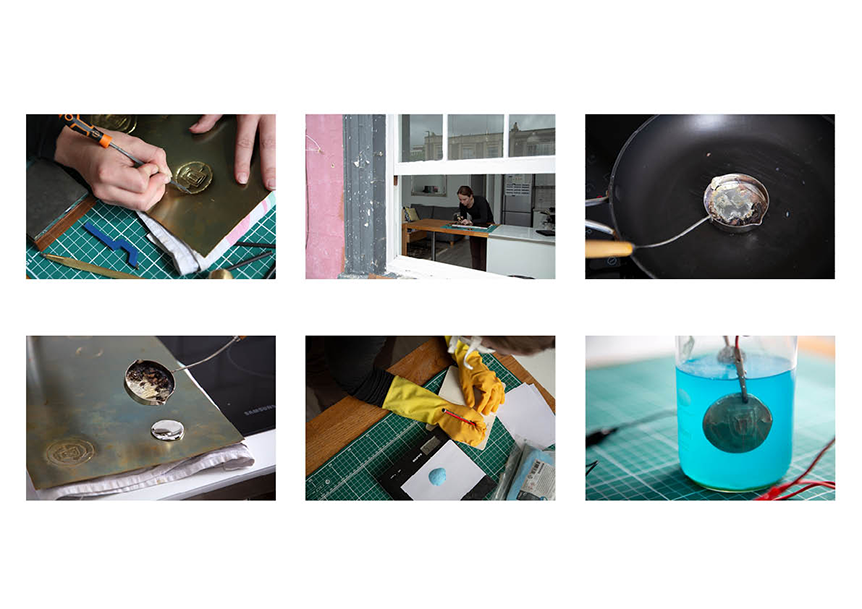 COVID coinmaking process