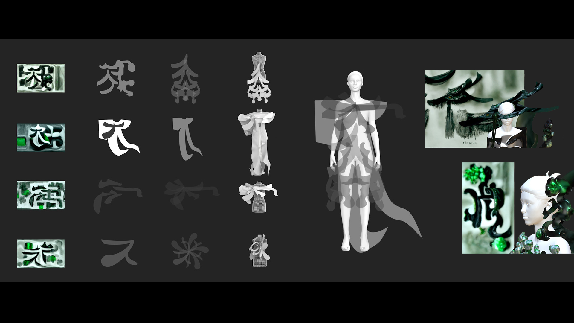 Process of translating pictures to fashion design