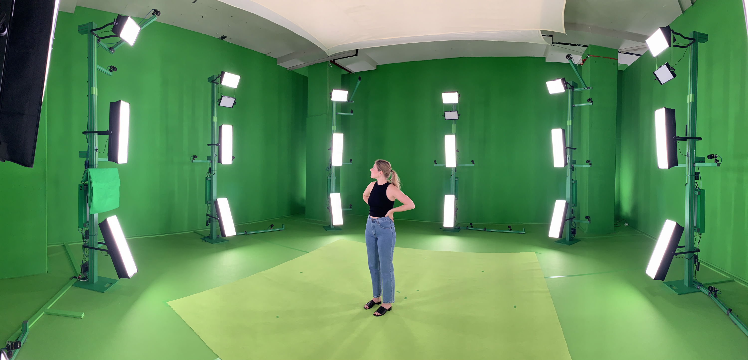 Inside the volumetric capturing studio