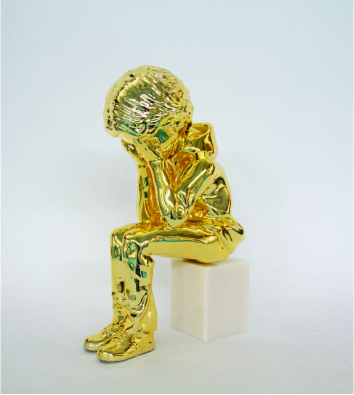 The Crying Kid Sculpture